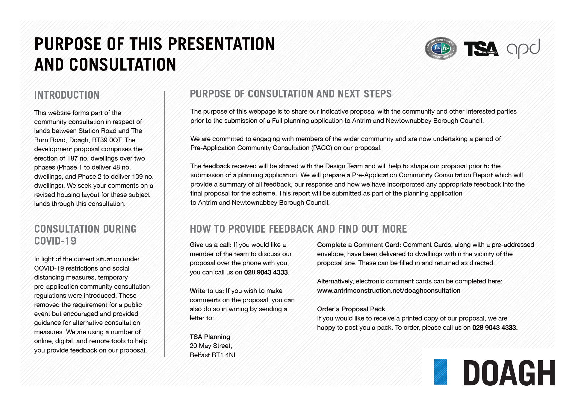 Doagh Consultation